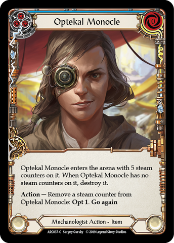 Optekal Monocle [ARC037-C] 1st Edition Rainbow Foil