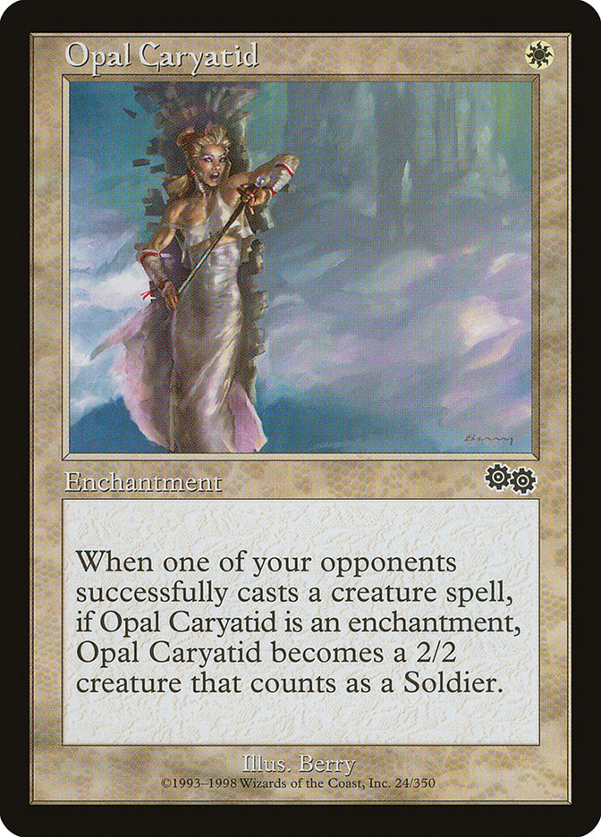 Opal Caryatid [Urza's Saga] | Webway Games