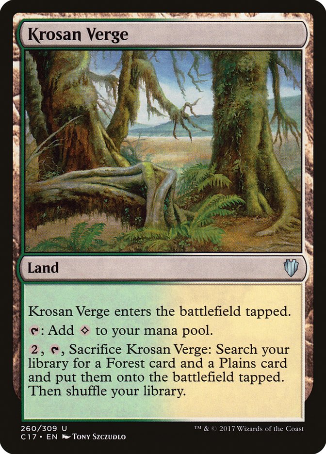 Krosan Verge [Commander 2017] | Webway Games