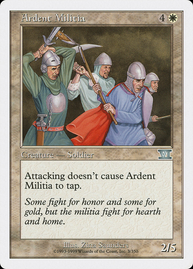 Ardent Militia [Classic Sixth Edition] | Webway Games