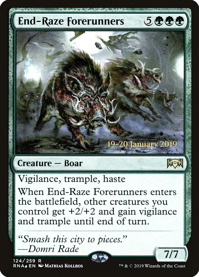 End-Raze Forerunners [Ravnica Allegiance Prerelease Promos] | Webway Games