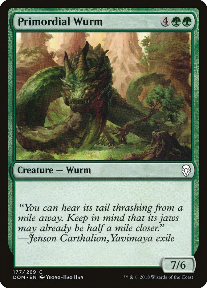 Primordial Wurm [Dominaria] | Webway Games