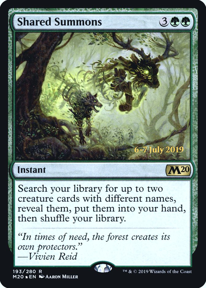 Shared Summons  [Core Set 2020 Prerelease Promos] | Webway Games