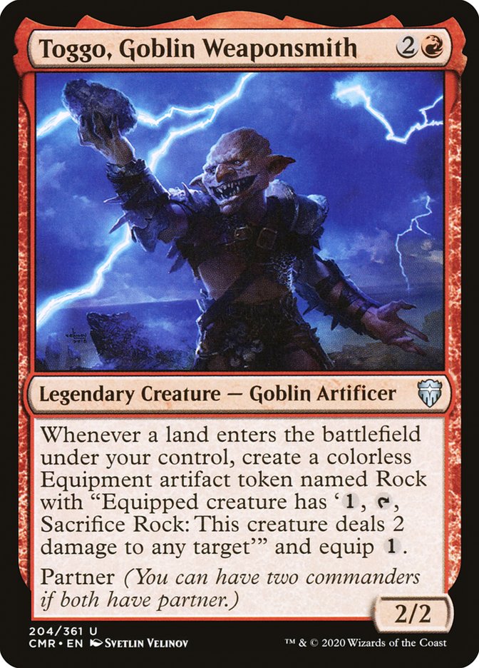 Toggo, Goblin Weaponsmith [Commander Legends] | Webway Games