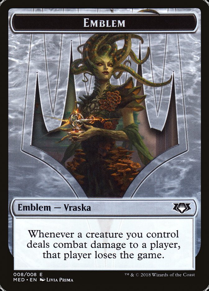 Emblem - Vraska, Golgari Queen [Mythic Edition Tokens] | Webway Games