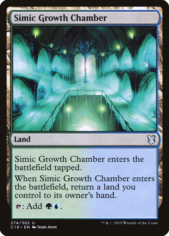Simic Growth Chamber [Commander 2019] | Webway Games