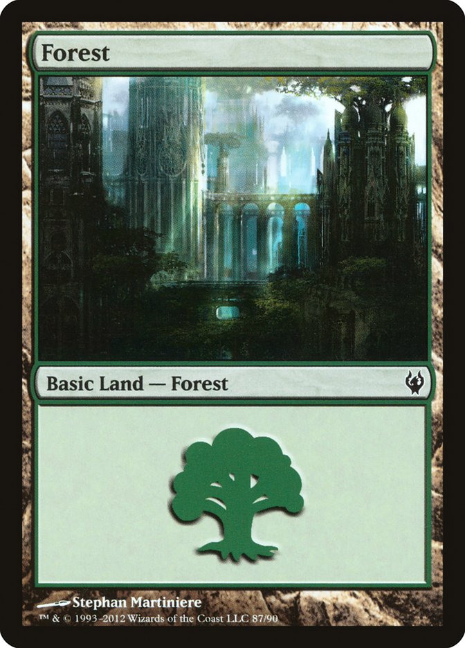 Forest (#87) [Duel Decks: Izzet vs. Golgari] | Webway Games