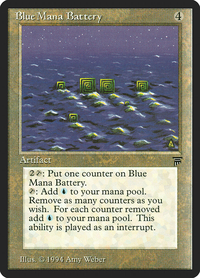 Blue Mana Battery [Legends] | Webway Games