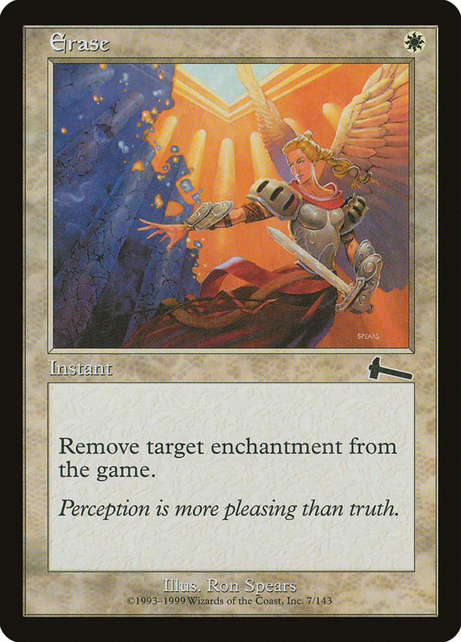 Erase [Urza's Legacy] | Webway Games