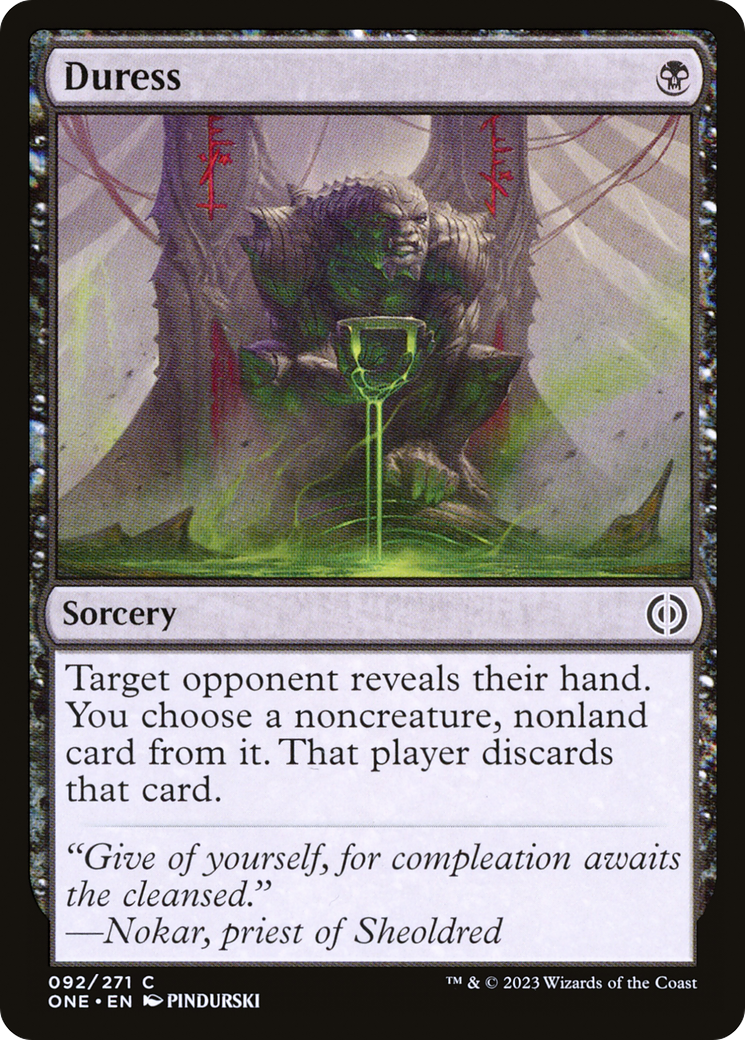 Duress [Phyrexia: All Will Be One] | Webway Games