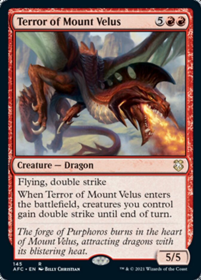 Terror of Mount Velus [Dungeons & Dragons: Adventures in the Forgotten Realms Commander] | Webway Games