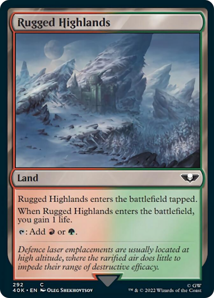 Rugged Highlands [Universes Beyond: Warhammer 40,000] | Webway Games