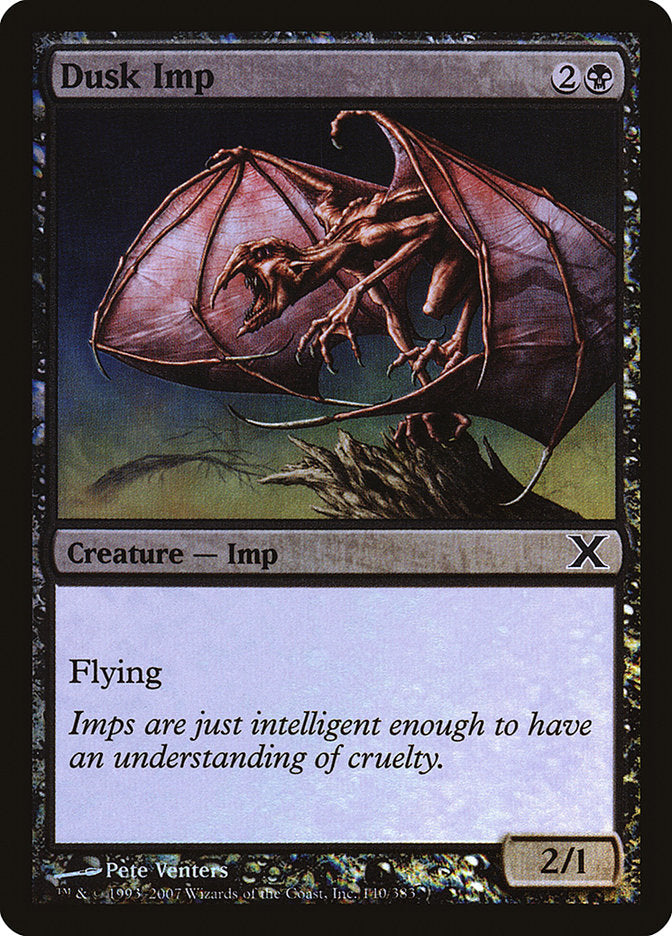 Dusk Imp (Premium Foil) [Tenth Edition] | Webway Games