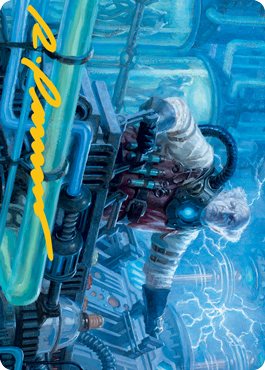 Ludevic, Necrogenius Art Card (Gold-Stamped Signature) [Innistrad: Midnight Hunt Art Series] | Webway Games