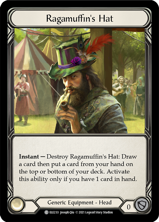 Ragamuffin's Hat [ELE233] (Tales of Aria)  1st Edition Cold Foil | Webway Games