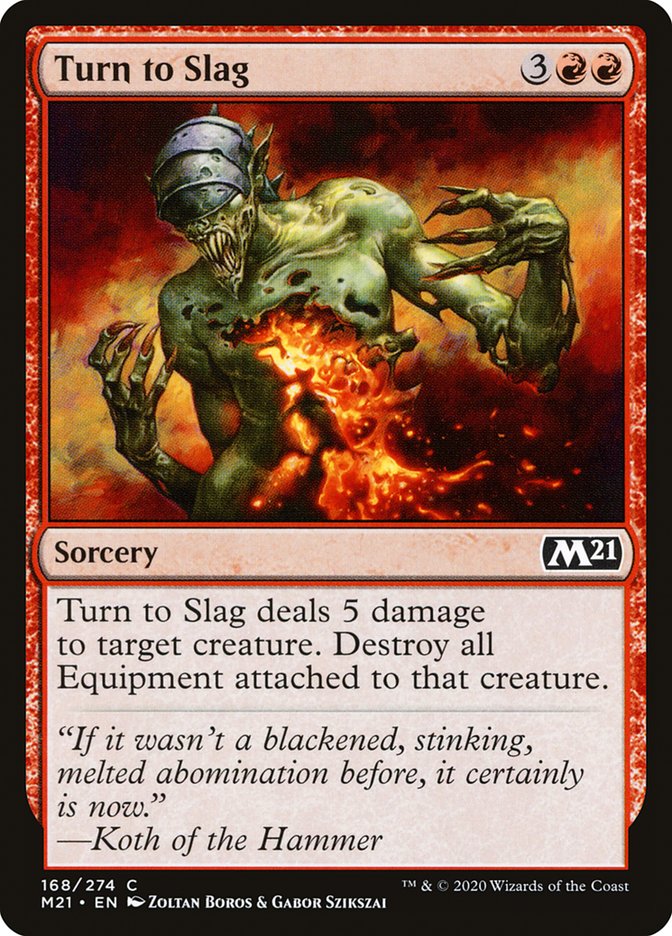 Turn to Slag [Core Set 2021] | Webway Games