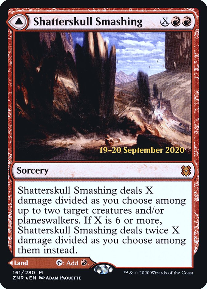 Shatterskull Smashing // Shatterskull, the Hammer Pass  [Zendikar Rising Prerelease Promos] | Webway Games