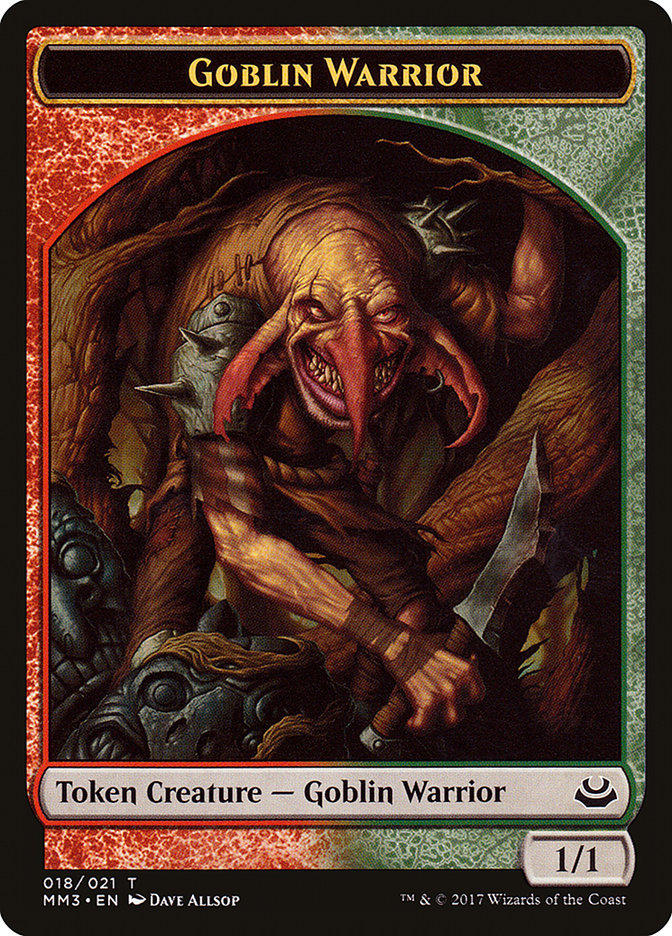 Goblin Warrior [Modern Masters 2017 Tokens] | Webway Games