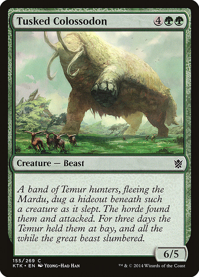 Tusked Colossodon [Khans of Tarkir] | Webway Games