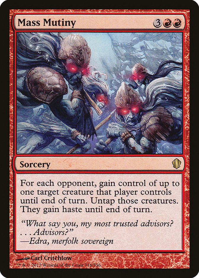 Mass Mutiny [Commander 2013] | Webway Games