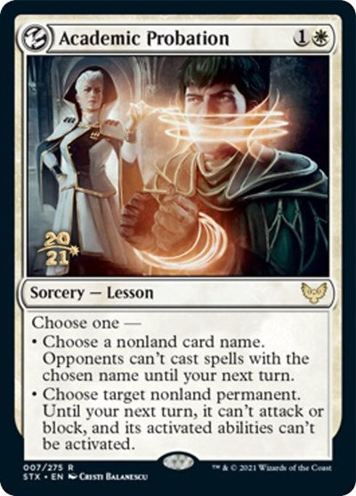 Academic Probation [Strixhaven: School of Mages Prerelease Promos] | Webway Games