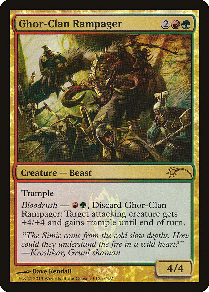 Ghor-Clan Rampager [Friday Night Magic 2013] | Webway Games