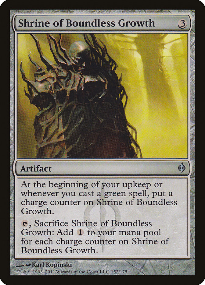 Shrine of Boundless Growth [New Phyrexia] | Webway Games