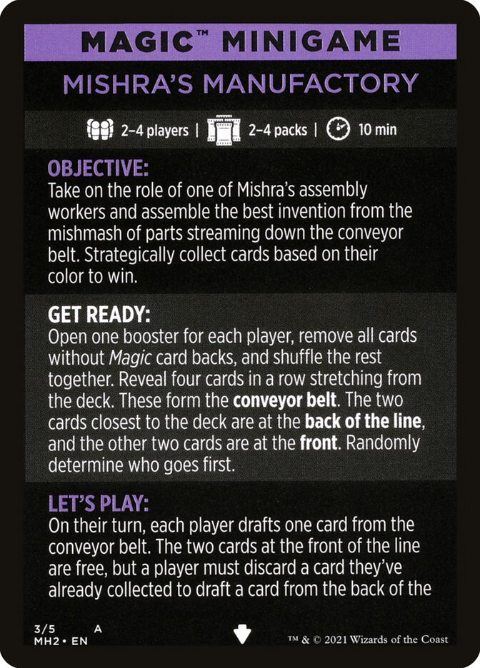 Mishra's Manufactory (Magic Minigame) [Modern Horizons 2 Minigame] | Webway Games