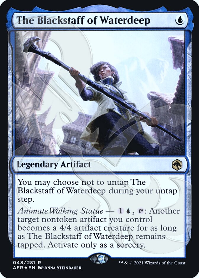 The Blackstaff of Waterdeep (Ampersand Promo) [Dungeons & Dragons: Adventures in the Forgotten Realms Promos] | Webway Games