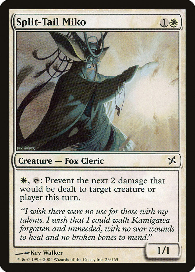 Split-Tail Miko [Betrayers of Kamigawa] | Webway Games