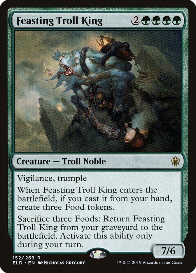 Feasting Troll King [Throne of Eldraine] | Webway Games