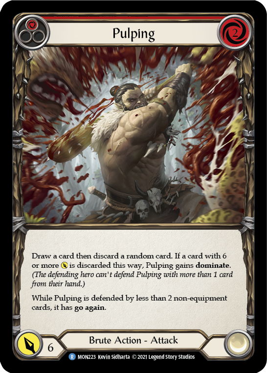 Pulping (Red) [MON223] 1st Edition Normal | Webway Games