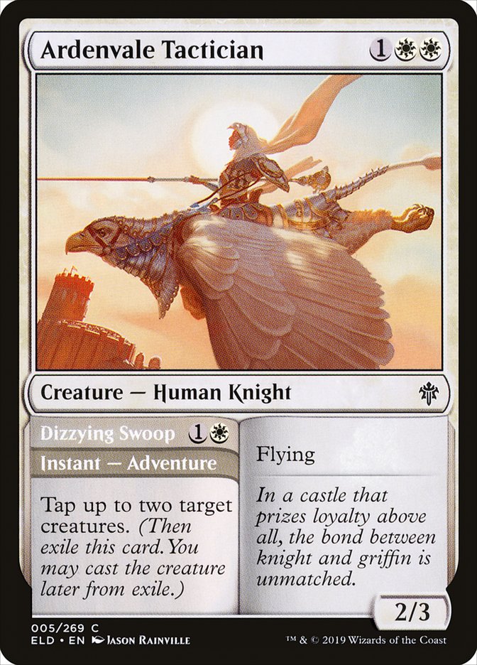 Ardenvale Tactician // Dizzying Swoop [Throne of Eldraine] | Webway Games
