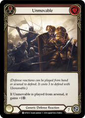 Unmovable (Red) [U-WTR212] (Welcome to Rathe Unlimited)  Unlimited Rainbow Foil | Webway Games