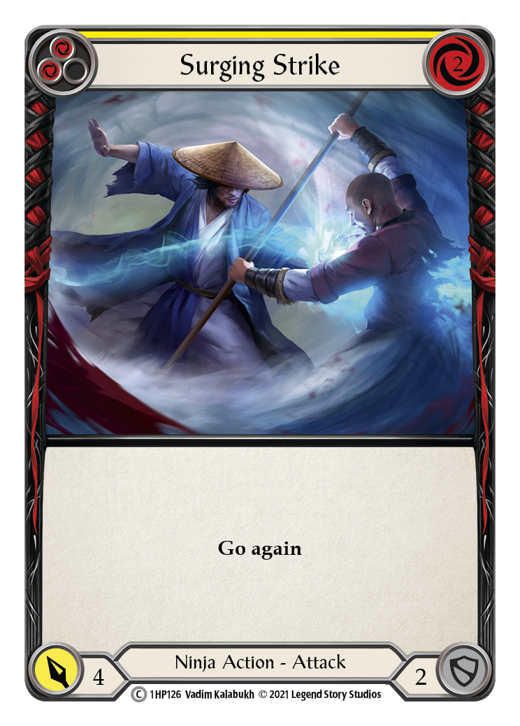 Surging Strike (Yellow) [1HP126] | Webway Games