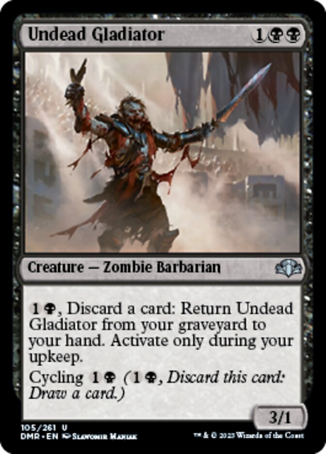 Undead Gladiator [Dominaria Remastered] | Webway Games