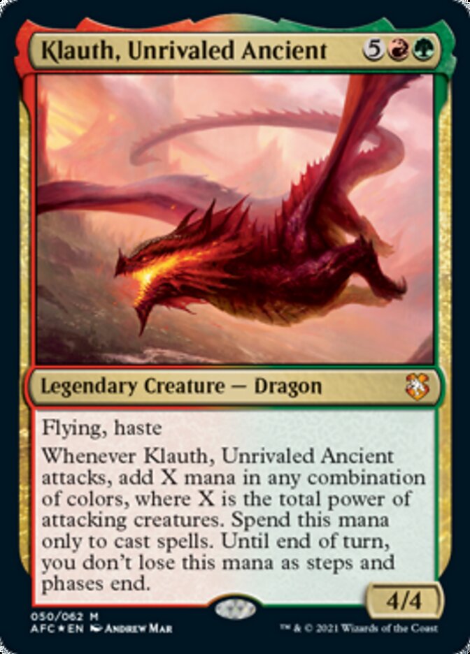 Klauth, Unrivaled Ancient [Dungeons & Dragons: Adventures in the Forgotten Realms Commander] | Webway Games