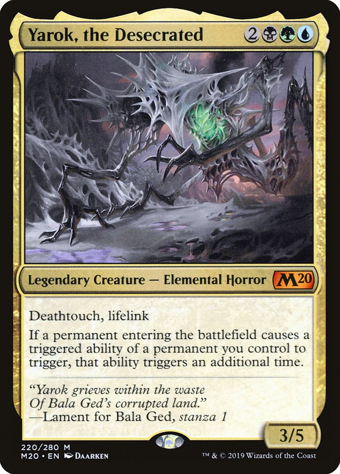 Yarok, the Desecrated [Core Set 2020] | Webway Games