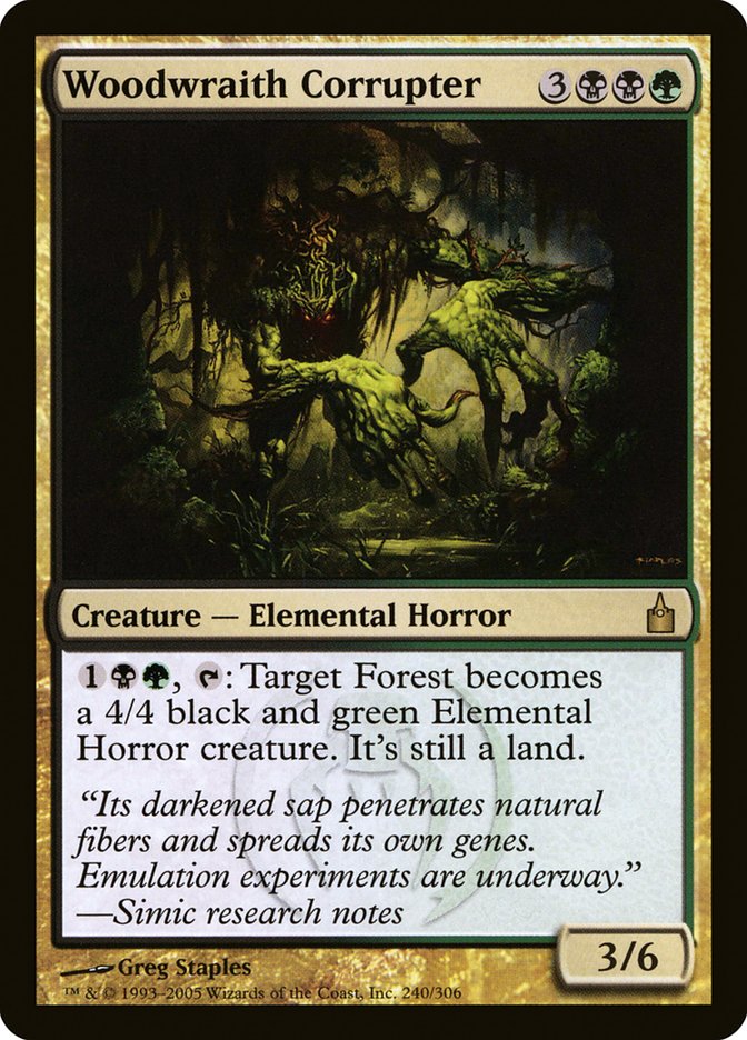Woodwraith Corrupter [Ravnica: City of Guilds] | Webway Games