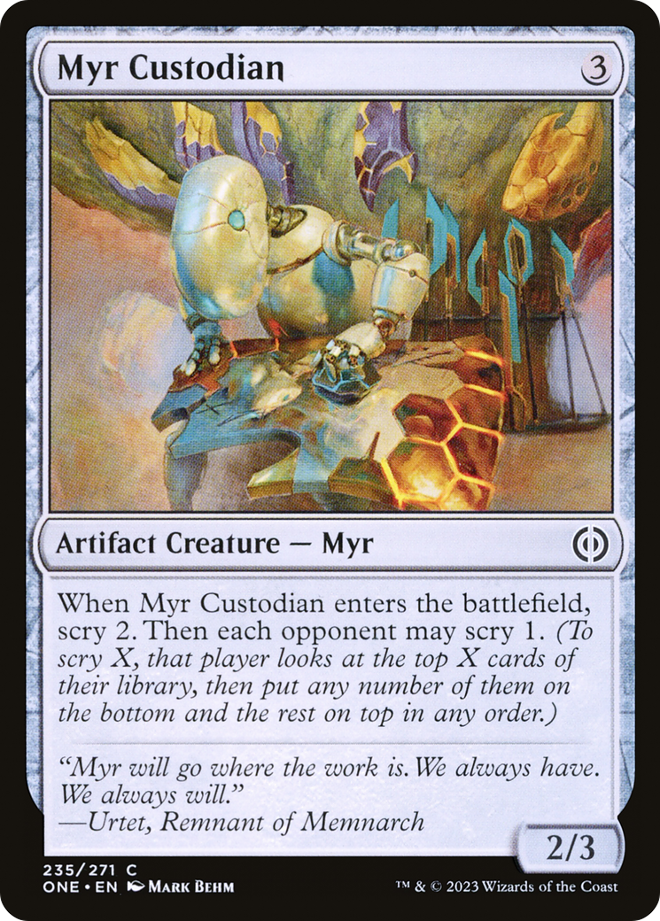 Myr Custodian [Phyrexia: All Will Be One] | Webway Games