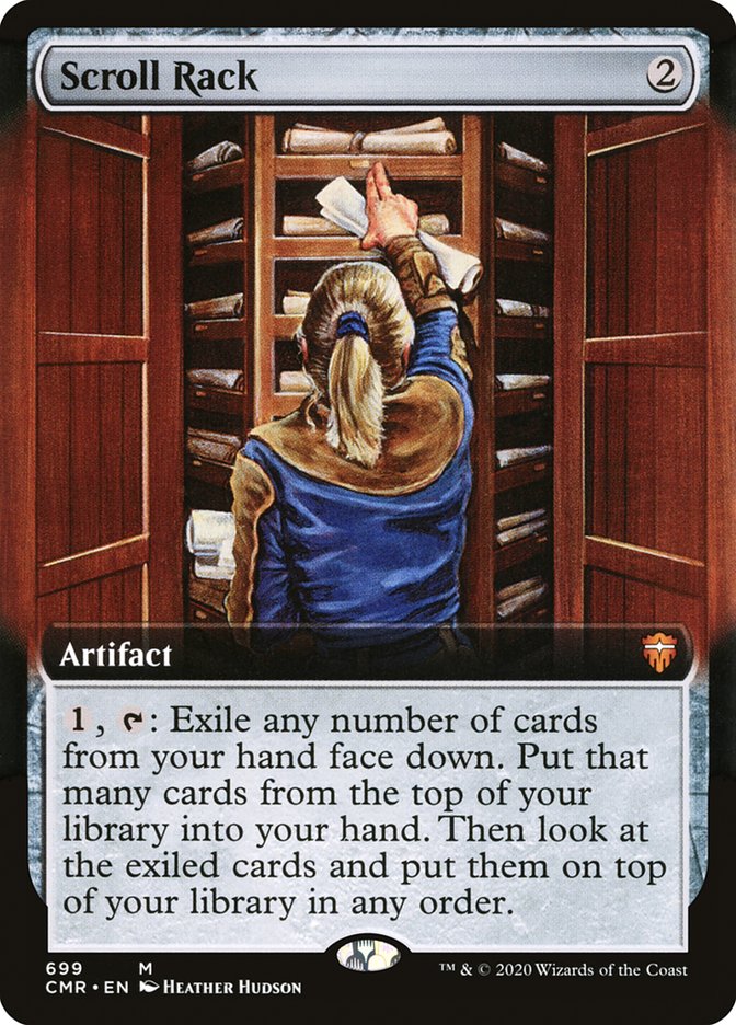 Scroll Rack (Extended Art) [Commander Legends] | Webway Games