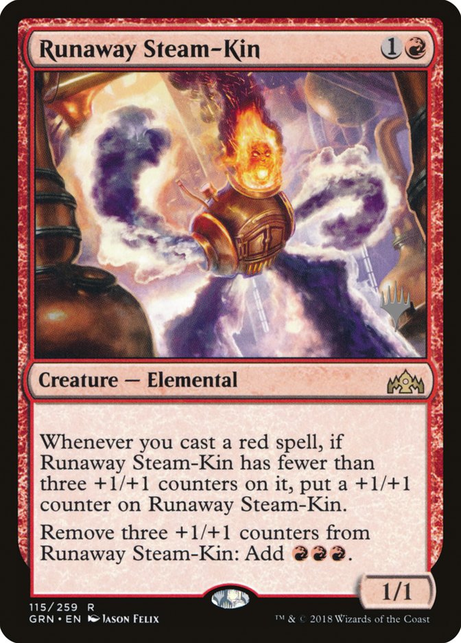 Runaway Steam-Kin (Promo Pack) [Guilds of Ravnica Promos] | Webway Games
