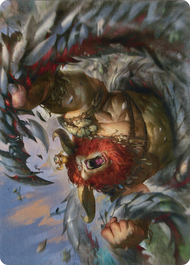 Borborygmos and Fblthp Art Card (42) [March of the Machine Art Series] | Webway Games