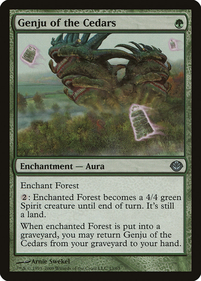 Genju of the Cedars [Duel Decks: Garruk vs. Liliana] | Webway Games