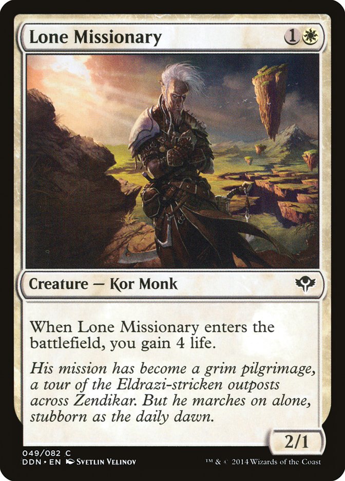 Lone Missionary [Duel Decks: Speed vs. Cunning] | Webway Games