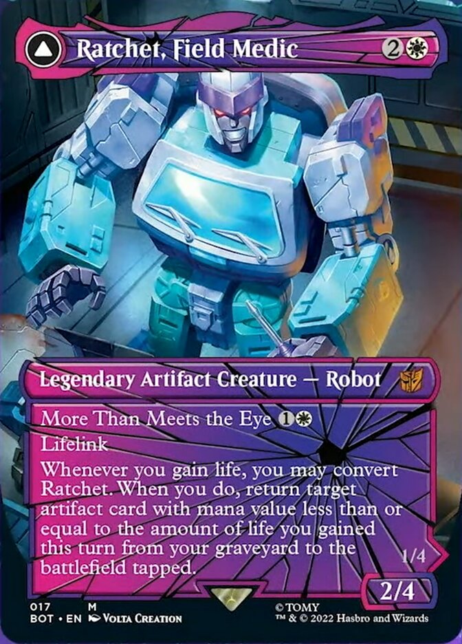 Ratchet, Field Medic // Ratchet, Rescue Racer (Shattered Glass) [Universes Beyond: Transformers] | Webway Games