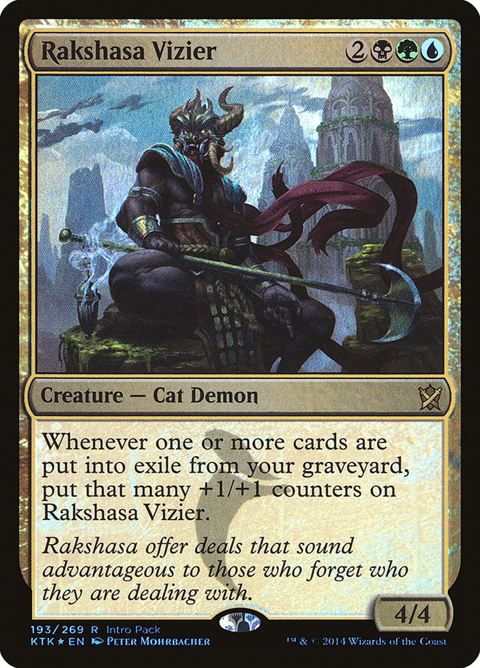 Rakshasa Vizier (Intro Pack) [Khans of Tarkir Promos] | Webway Games