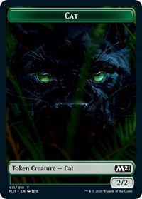 Cat (011) // Goblin Wizard Double-sided Token [Core Set 2021 Tokens] | Webway Games