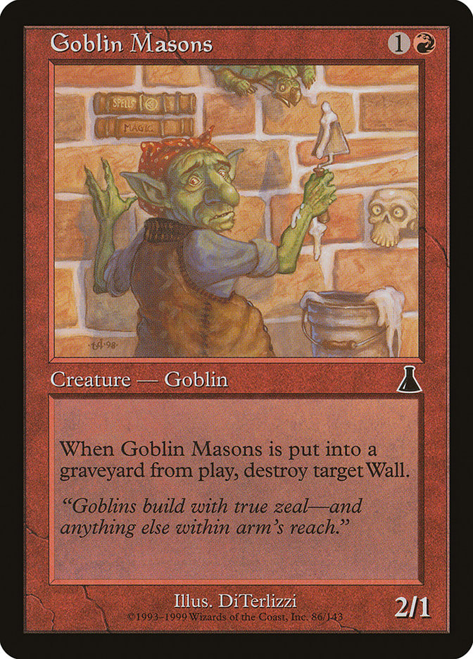 Goblin Masons [Urza's Destiny] | Webway Games