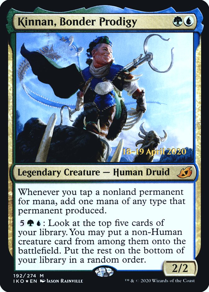Kinnan, Bonder Prodigy  [Ikoria: Lair of Behemoths Prerelease Promos] | Webway Games